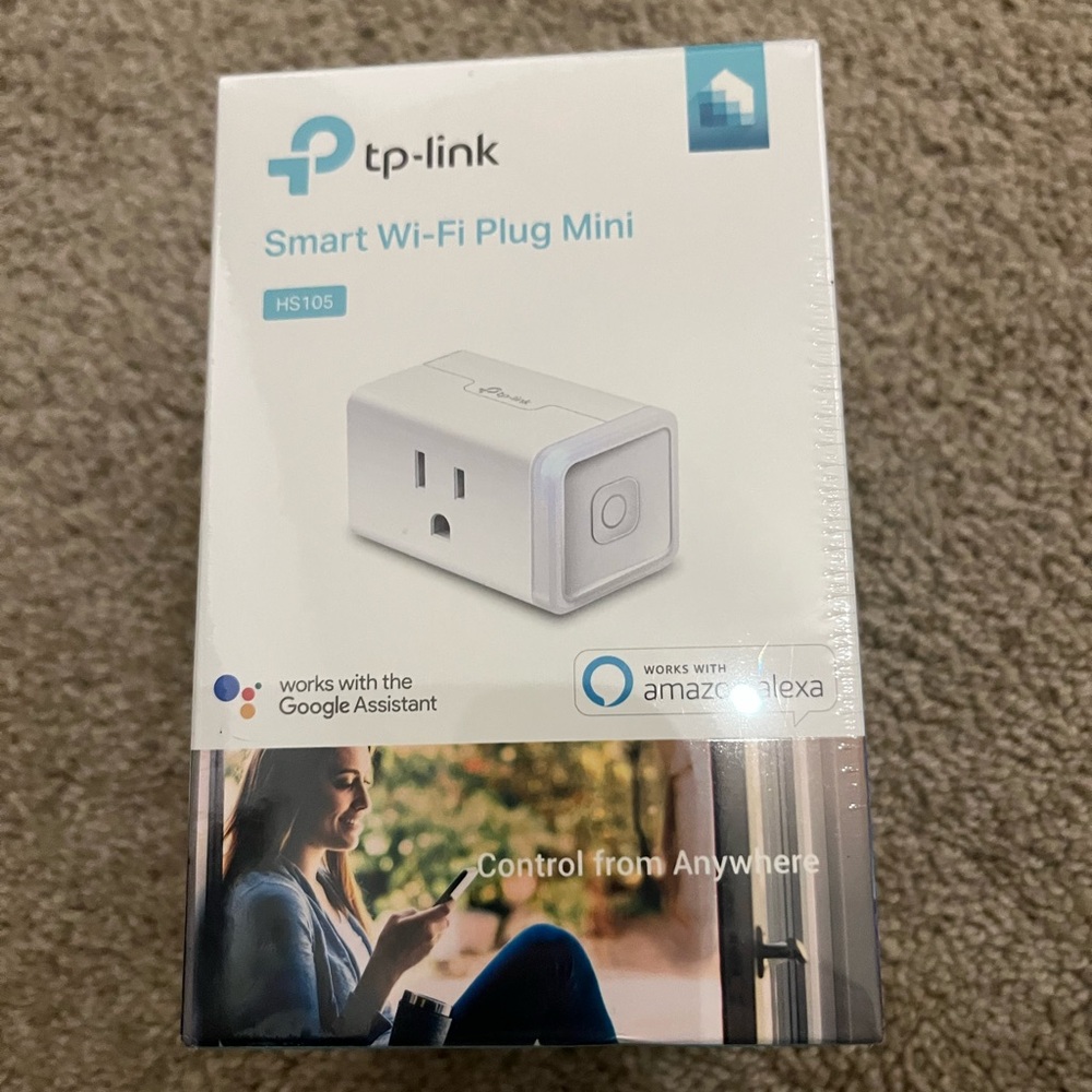 TP-Link White Smart Wi-Fi Plug Mini